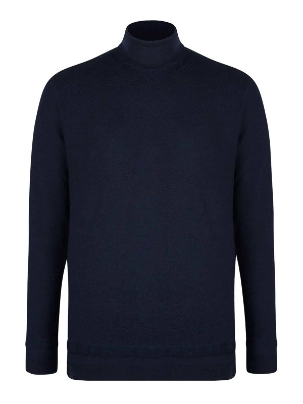 BOGLIOLI: クルーネック - クルーネック - ダークブルー
