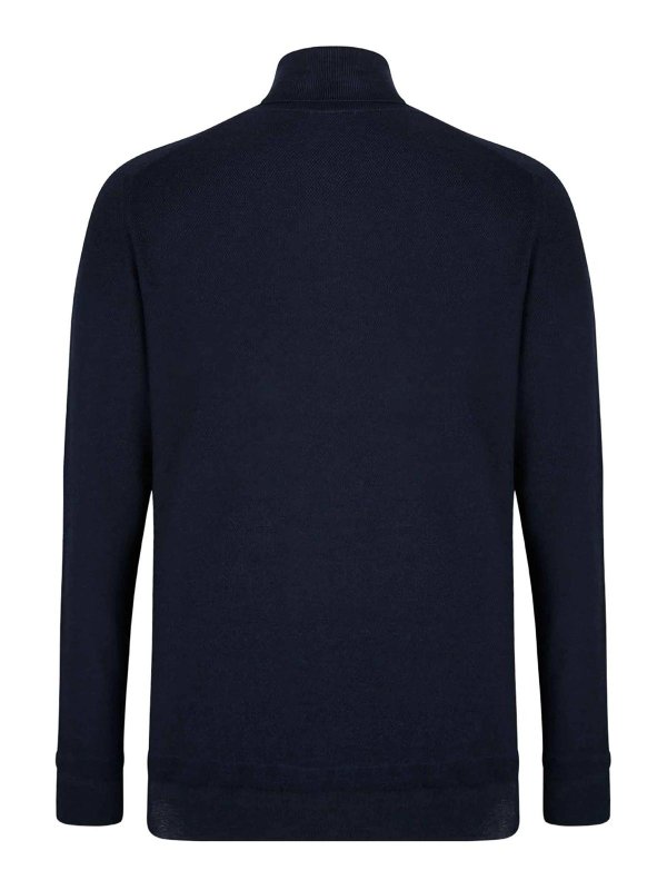 BOGLIOLI: クルーネック online - クルーネック - ダークブルー