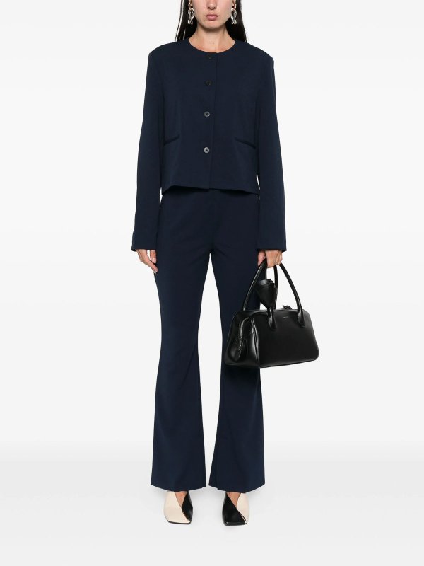 CALVIN KLEIN: casual trousers online - Stretch Crepe Straight Pant