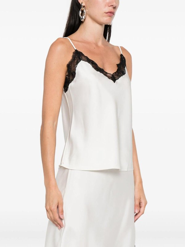 The Best Shops CALVIN KLEIN: Tops und Tank Tops - Top - Silber