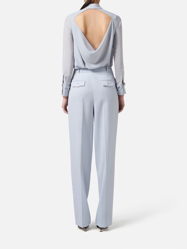 The Best Shops ELISABETTA FRANCHI: シャツ - シャツ - ライトブルー