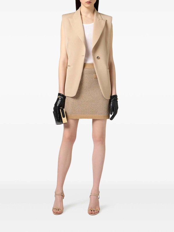 ELISABETTA FRANCHI: Jupes midi et au genou online - Jupe Midi - Beige