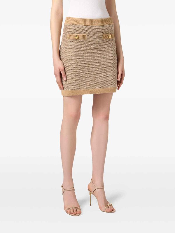 The Best Shops ELISABETTA FRANCHI: Jupes midi et au genou - Jupe Midi - Beige