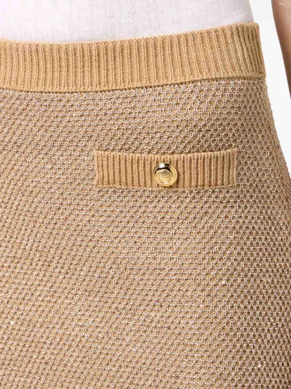 ELISABETTA FRANCHI buy online Jupe Midi - Beige