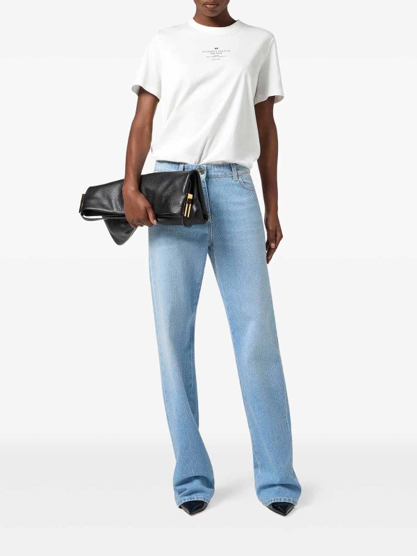 ELISABETTA FRANCHI: Straight Leg Jeans online - Straight Leg Jeans - Hellblau