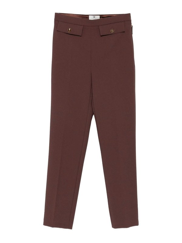 ELISABETTA FRANCHI: casual trousers - Trousers