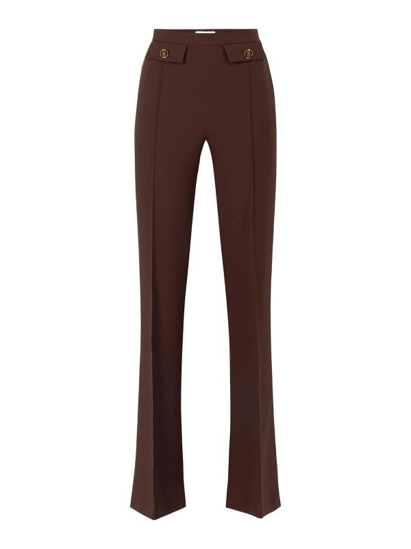 ELISABETTA FRANCHI: Pantalones casual - Pantalón Casual - Camel
