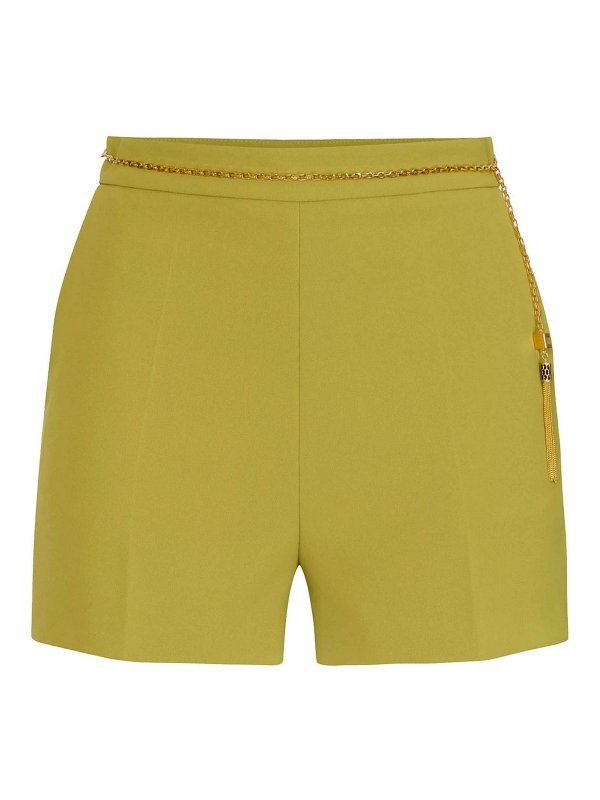 ELISABETTA FRANCHI: Pantalones casual - Pantalón Casual - Amarillo