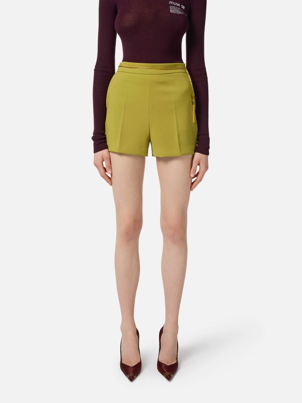 ELISABETTA FRANCHI: Pantalones casual online - Pantalón Casual - Amarillo