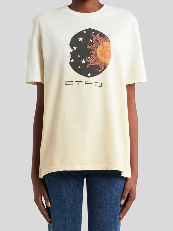 ETRO: T-shirts online - T-Shirt - Hellorange