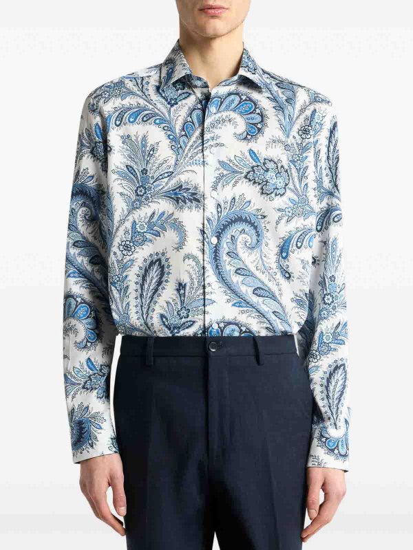 ETRO: Chemises online - Chemise - Gris
