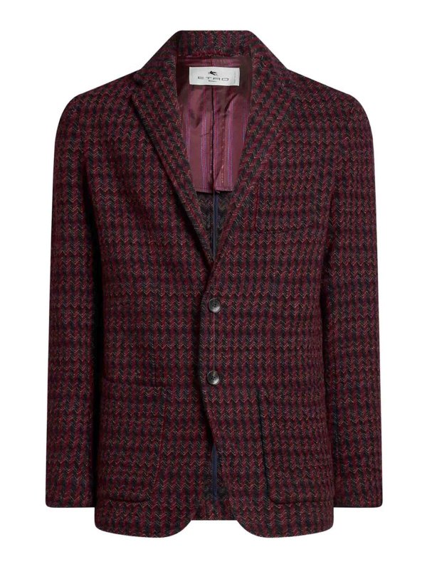 ETRO: Strickpullover mit Rundhalsausschnitt - Rundhalspullover - Grau