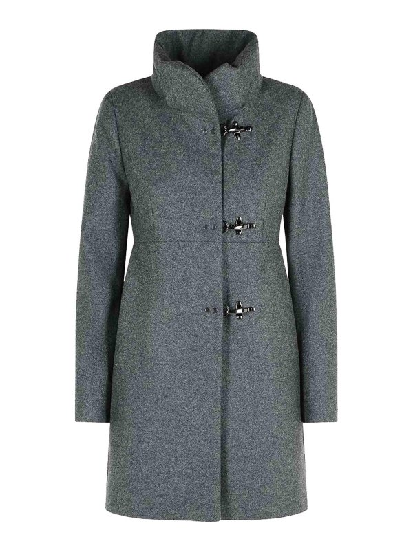 FAY: Knielange Mäntel - Knielanger Mantel - Grau