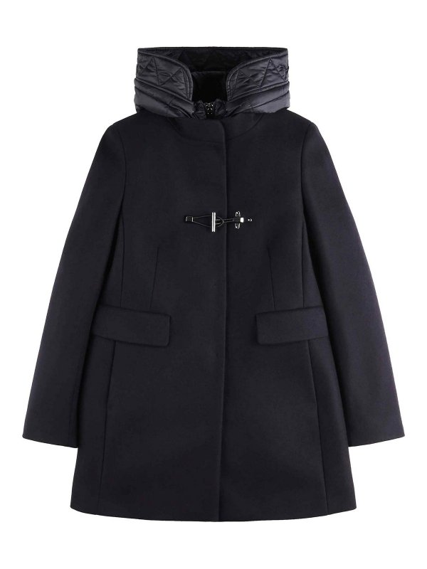 FAY: ニーレングスコート - 膝丈コート - ダークブルー