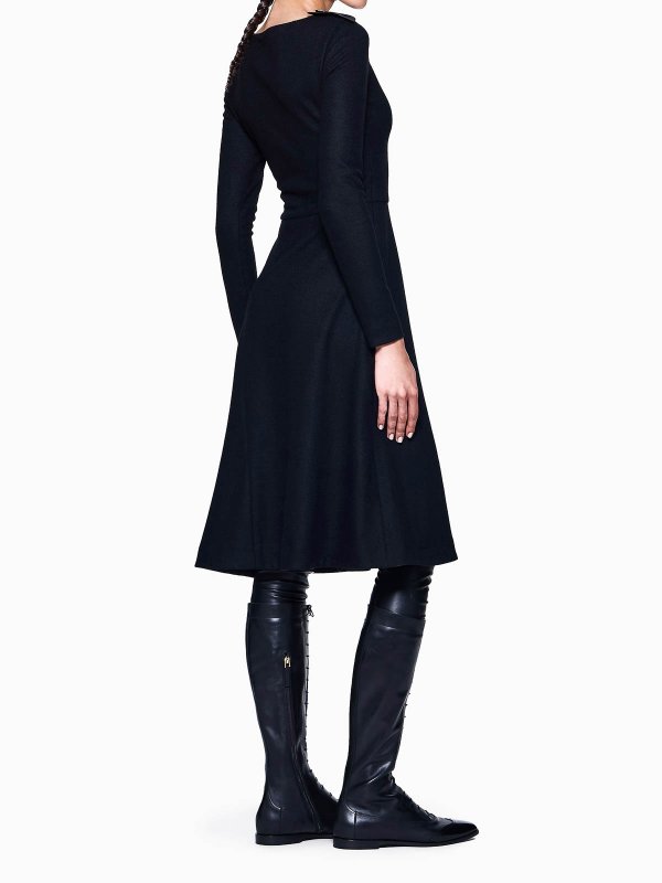 The Best Shops GIORGIO ARMANI: Knielange Kleider - Knielanges Kleid - Schwarz