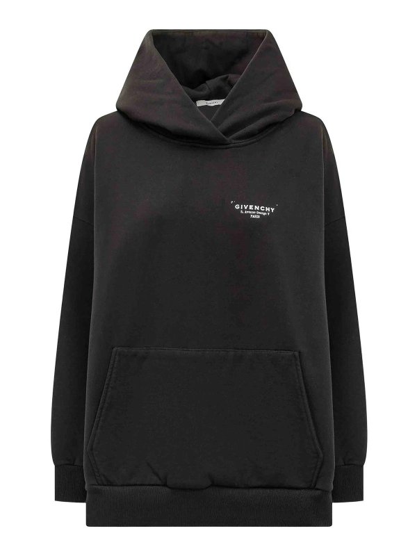 GIVENCHY: Sudaderas y suéteres - Sudadera - Negro