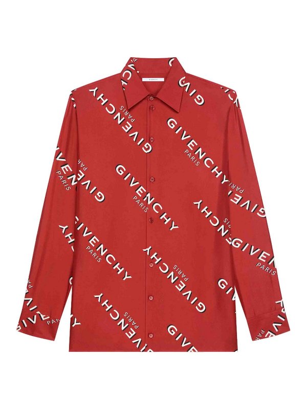 GIVENCHY: Hemden - Hemd - Rot
