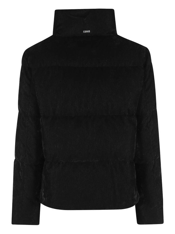 HERNO: giacche imbottite online - Piumino Corto In Velluto