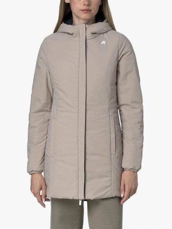 Manteau Rembourré - Beige shop online: K-WAY