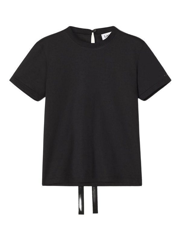 LANVIN: t-shirt - T-shirt per dettagli nodo