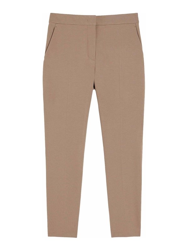 Max Mara: Pantalones casual - Pantalón Casual - Rojo