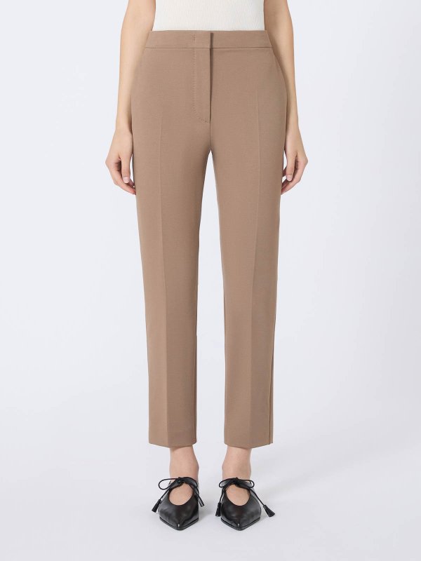 Max Mara: Pantalones casual online - Pantalón Casual - Rojo