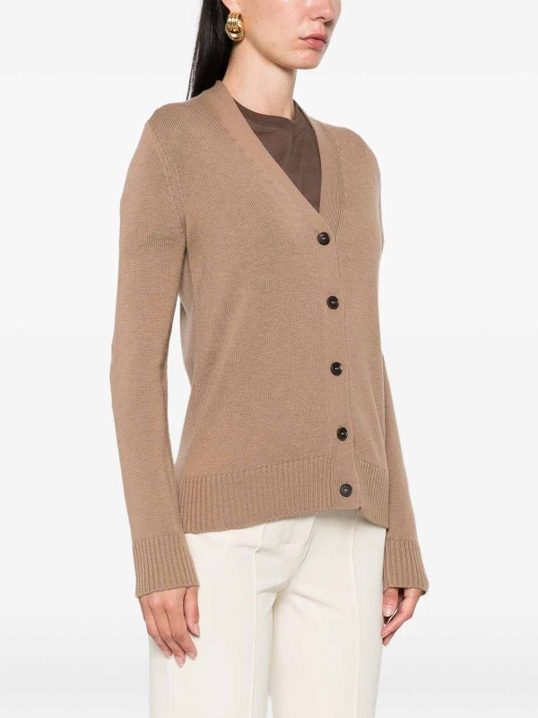 The Best Shops S MAX MARA: Cárdigans - Cárdigan - Camel