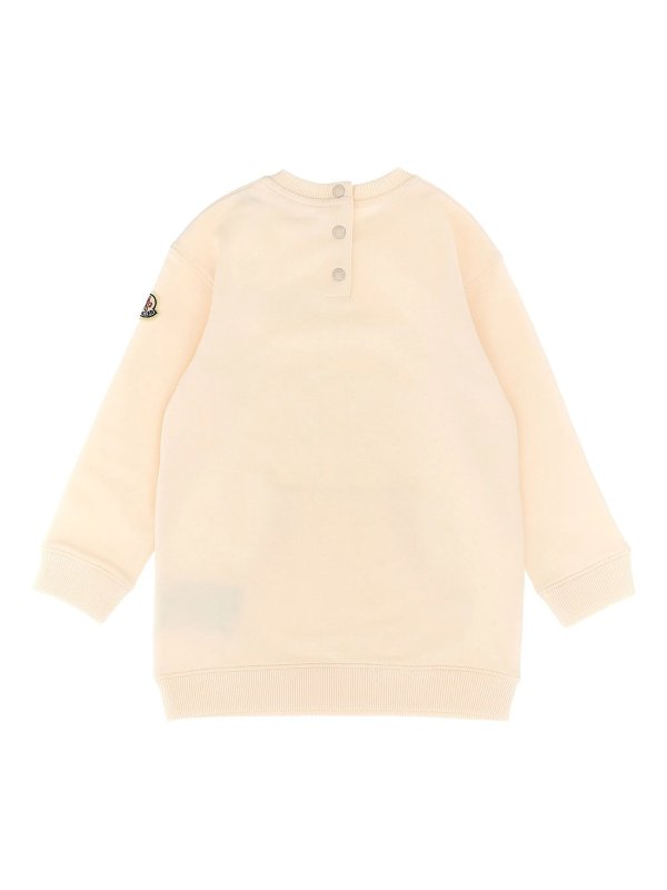 MONCLER: ニーレングスドレス online - 膝丈ドレス - ライトオレンジ