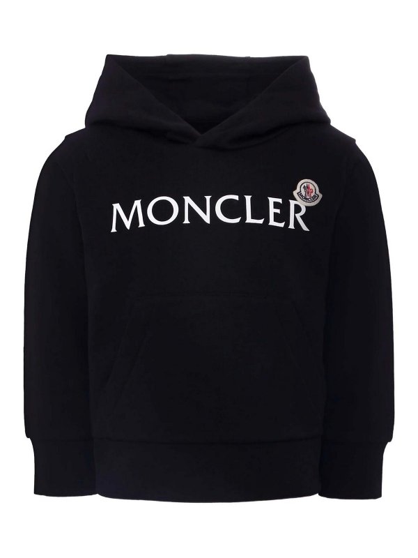 MONCLER: Sudaderas y suéteres - Sudadera - Azul Oscuro