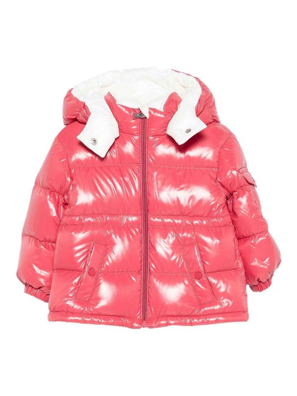 MONCLER: Vestes-rembourrees - Blouson Rembourré - Rouge