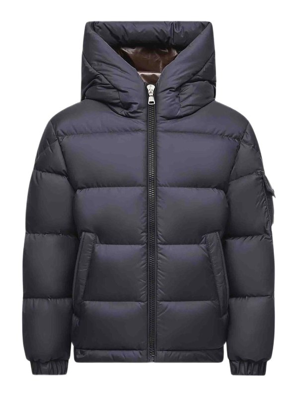 MONCLER: Chaquetas y Chaquetones acolchados - Chaqueta Alcochada - Gris