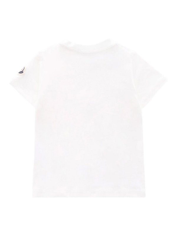 MONCLER: T-shirts online - T-Shirt - Blanc