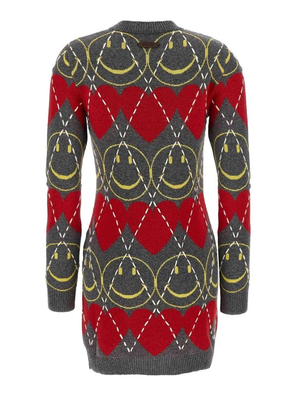 MOSCHINO: ニーレングスドレス online - 膝丈ドレス - マルチカラー