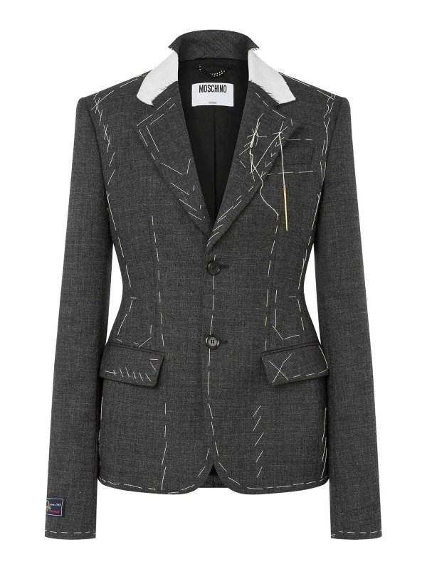 MOSCHINO: giacche blazer - Giacca