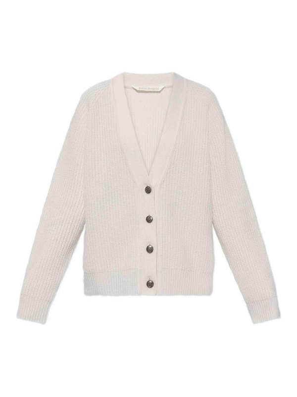 Palm Angels: カーディガン - カーディガン - クリーム