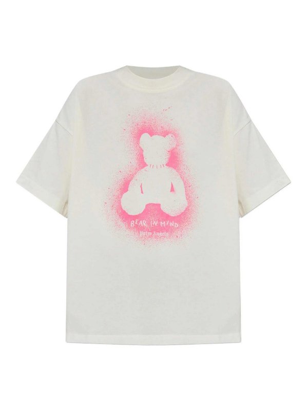 Palm Angels: Tシャツ - Tシャツ - クリーム