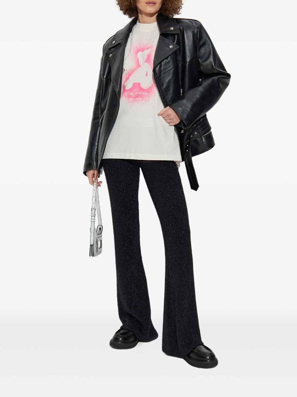 Palm Angels: Tシャツ online - Tシャツ - クリーム