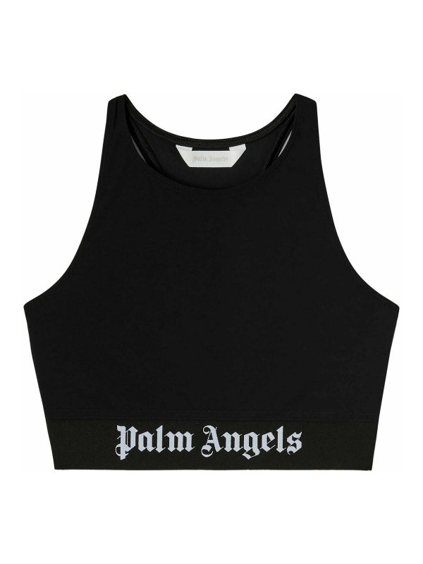 Palm Angels: トップス＆タンクトップ - トップ/タンクトップ - 黒