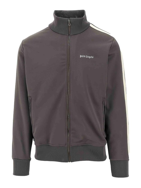 Palm Angels: Tops & Débardeurs - Top - Gris Foncé