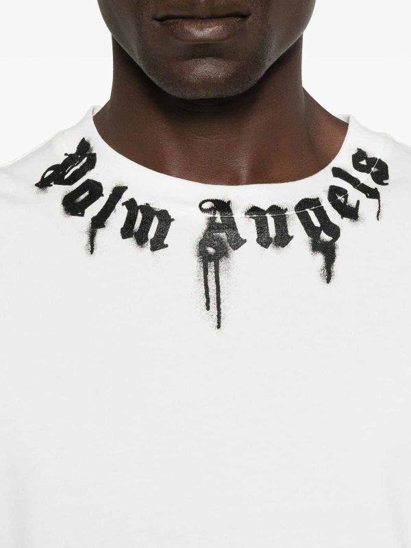 T-Shirt - Creme shop online: Palm Angels