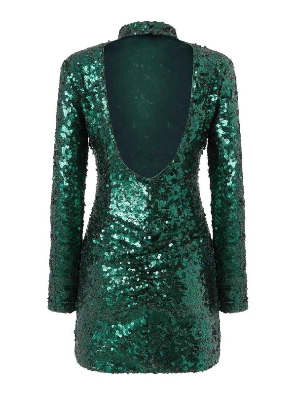 Pinko: Kurze Kleider online - Kurzes Kleid - Grün