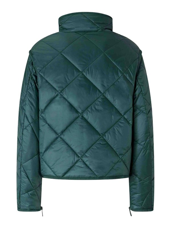 Pinko: Vestes-rembourrees online - Blouson Rembourré - Vert