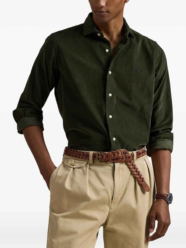 The Best Shops POLO RALPH LAUREN: Chemises - Chemise - Vert Foncé