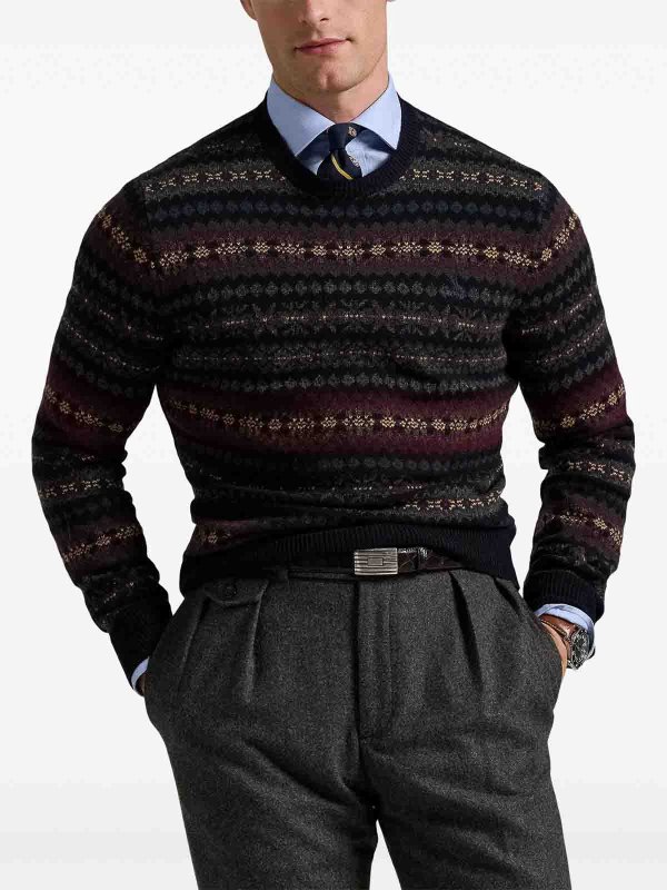 The Best Shops POLO RALPH LAUREN: Pull col rond - Pull Col Rond - Bleu Foncé