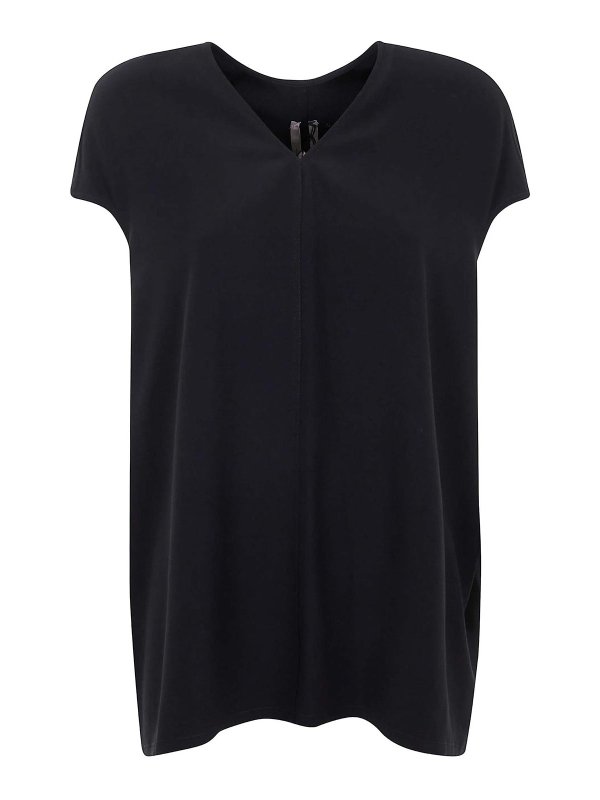 RICK OWENS: Tops y camisetas sin mangas - Top - Negro