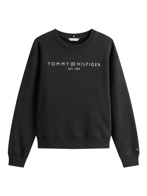 TOMMY HILFIGER: Sweatshirts und Pullover - Sweatshirt - Schwarz