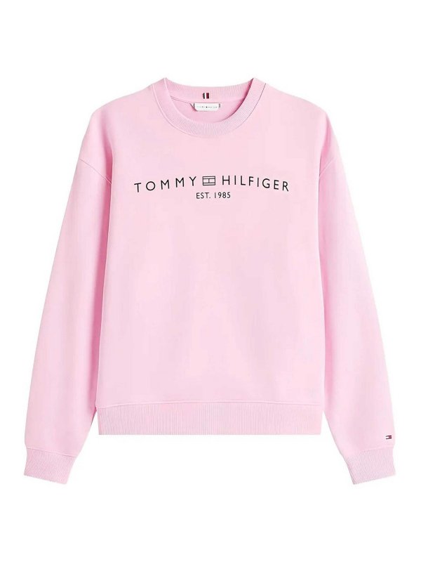 TOMMY HILFIGER: Felpe e maglie - Logo Spazzatura della crenatura