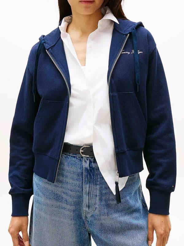 TOMMY HILFIGER: スウェット＆セーター online - スウェットシャツ/セーター - ダークブルー