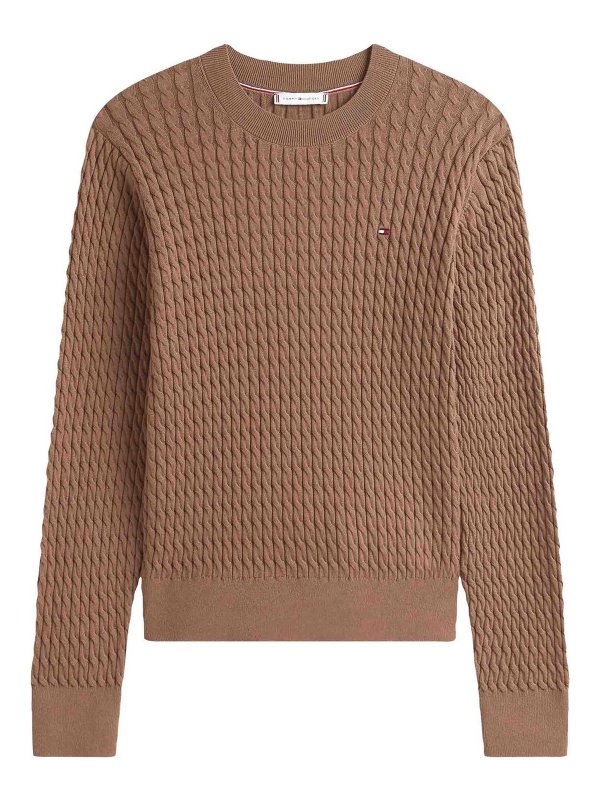 TOMMY HILFIGER: crew necks - Fine cable