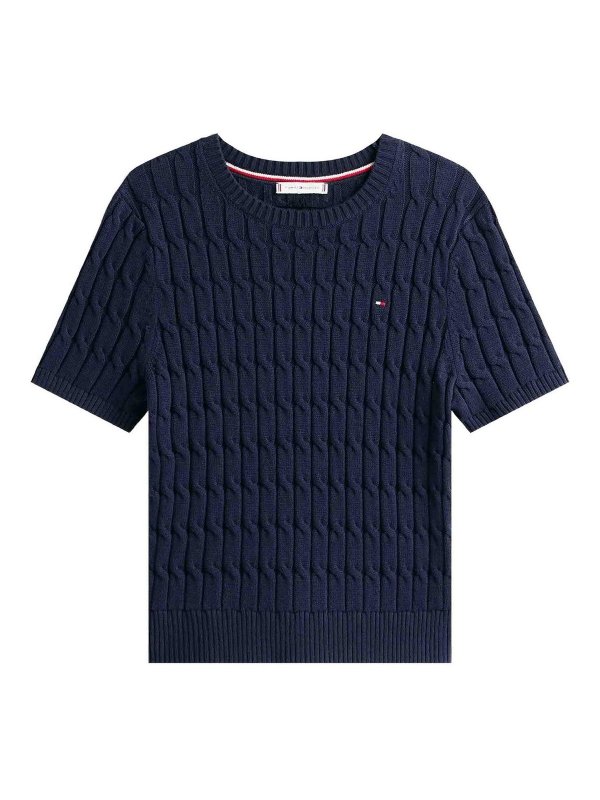 TOMMY HILFIGER: t-shirts - Cable Mid